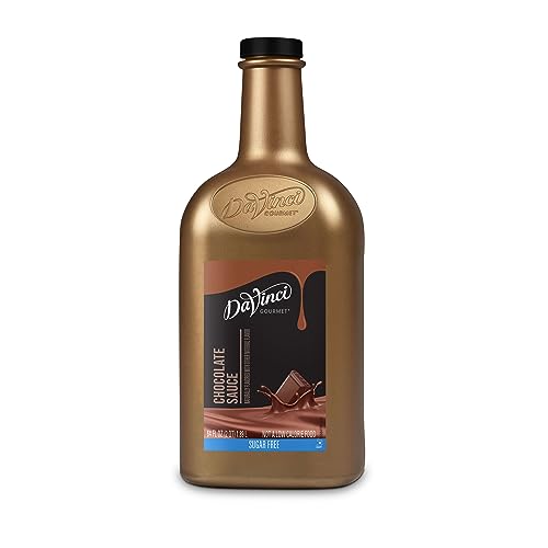 DaVinci Gourmet Sugar Free Chocolate Sauce, 64 Fluid Ounces (Pack of 1)