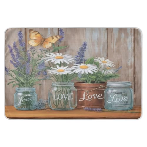 Takiito Home Plant Bed Pad Reusable Bed Underpad Washable Waterproof Leak-Proof Quick Dry Incontinence Pee Pad for Toddlers Kids Adults Pets 34x52 in