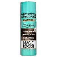 L'Oréal Paris Ansatz-Kaschierspray für stufenlose und natürliche Übergänge, Kaschiert bis zur nächsten Haarwäsche, Magic Retouch, Dunkelbraun bis Schwarzbraun, 1 x 75 ml