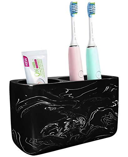 Rraycom Toothbrush Holder for Bathroom, Resin Toothbrush Holders Bathroom Storage Organizer Toothbrush Storage Stand for Electric Toothbrush, Toothpaste, Razor, Hair Comb