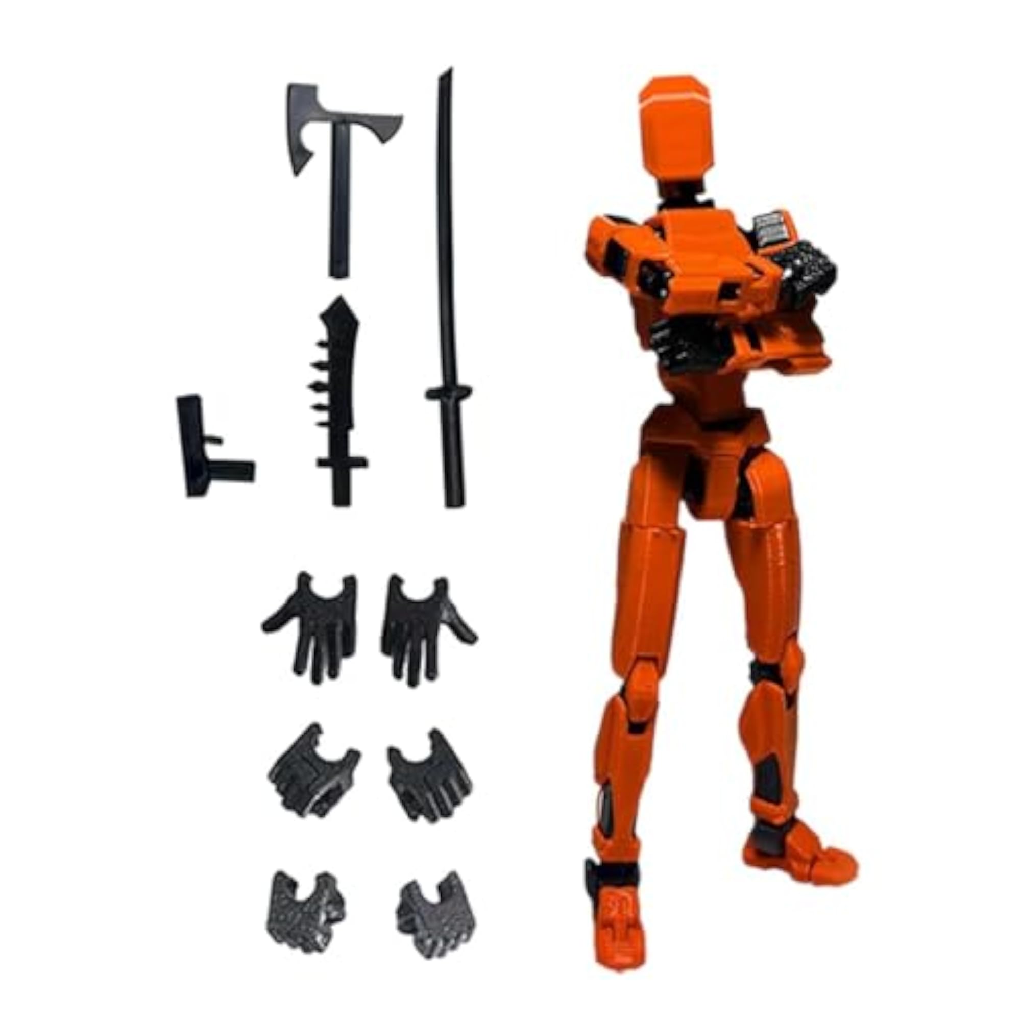 3D Printed Movable Male Action Figure for Collection