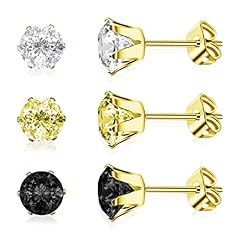 Gold 6mm (Crystal+Golden+Black)