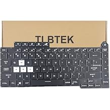 TLBTEK Backlight Keyboard Replacement Compatible with Asus ROG Strix G513Q, ROG Strix G15 Scar 5 2022 G533ZW G533ZM GL543L GL543Q GL543i G513Q G513QM G513QY G513RC G513RM G513RW G513QR G513QE G513IM