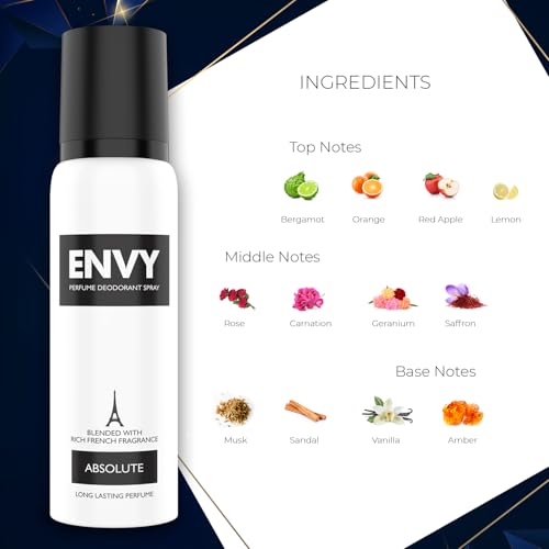 Image of ENVY Absolute Deodorant Spray - 140ML | Long Lasting Deodorant For Men