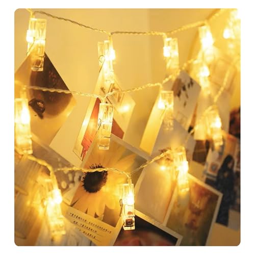 HUMAIZAR Photo Clip LED String Light Fairy Lights with Clips for ...