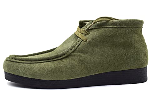 NEKTA /ke'nekt/ Brooklyn Wallabees for Men - Men's High-Top Casual Boots - Dessert Boots2