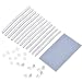 Ring Size Adjuster 3 Sizes Clear Ring Sizer for Any Loose Rings, Perfect for Wedding Rings, Earring Safety Back and 12 Pcs Sizer (2mm/3mm/4mm)