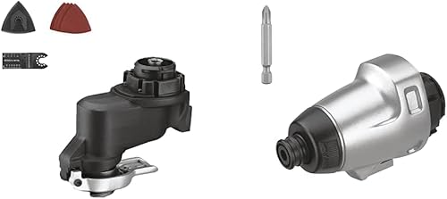 BLACK+DECKER Accesorio de herramienta oscilante de matriz con accesorio de destornillador de impacto de matriz (BDCMTO & BDCMTI)