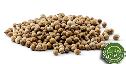 Eat Well Premium Foods - Coriander Seeds 6 Oz Reseable Bag,100% Natural, Freshly Packed #TOP4