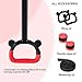 HaeNayc Gymnastics Rings, Home Gym Equipment, Adjustable Strap Strength Training Rings, Pulling Rings for Physical Training (Red)