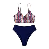 De Bain Vintage Magasin De Natation Allemagne Maternité De Bain Deux Pièces De Bain pour BébéMaillots De Bain Blancs pour Hommes Taille 0 Bikini Maillots De Bain Bikini (Blue, L)