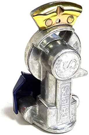 Phillips 12-006 Gladhand (Service Straight Mount, Blue, Mild Steel) Works with Tractor/Trailer