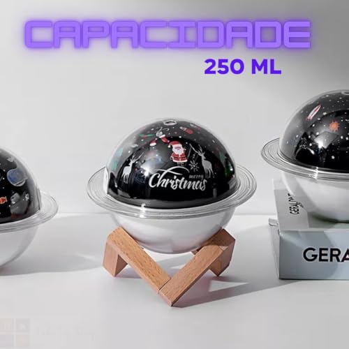 Mini Umidificador de Ar Ultrassônico com Led, Luminária USB com Difusor de Aromas, Vaporizador Portá