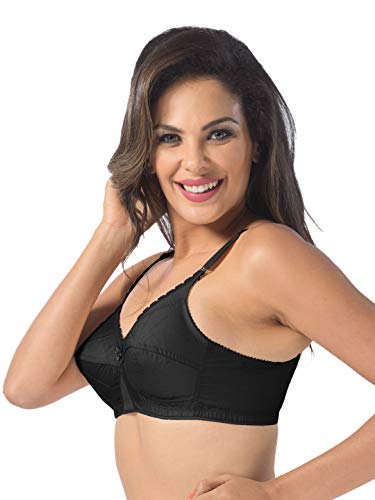 Image of SONARI Womens Full Coverage Regular Bra | Cotton Poplin Material, Two Section Conical Cup for Balance Shaping, Hook & Eye Closure, Adjustable Straps and U Back Design for Custom Fit - Ice