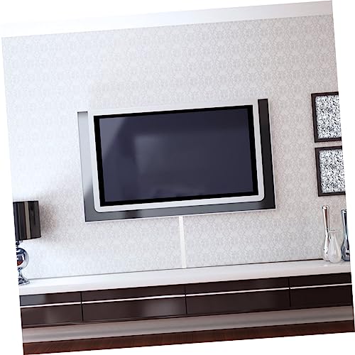 Kit de canaleta para cables pintable, 1 unidad, color blanco, para gestión de cables en pared, ideal para TV montada, fabricado en PVC miniatura 5