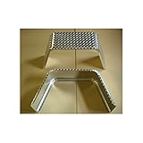 Set of (2) Square Aluminum Tread Plate Trailer Fenders