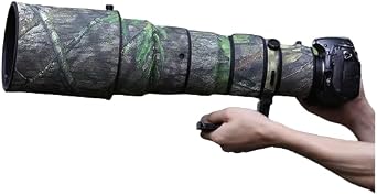 CHASING BIRDS Lens Camouflage Waterproof Coat for Nikon AF-S 500mm f/4 G ED VR Rainproof Lens Protective Cover Green Leaf Camouflage, with 1.4X TC TC-14E III