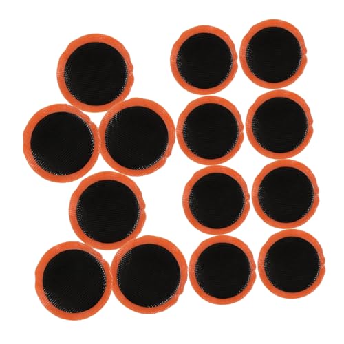 SOLUSTRE 48Pcs Bike Tire Patch Kit Durable Repair for Bicycles Motorcycles Easy to Use Adhesive Patches Non Adhesive Options Reliable Flat Fix Tools Essential