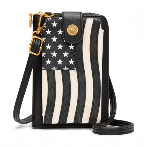 American Flag Phone Purse Crossbody Bag