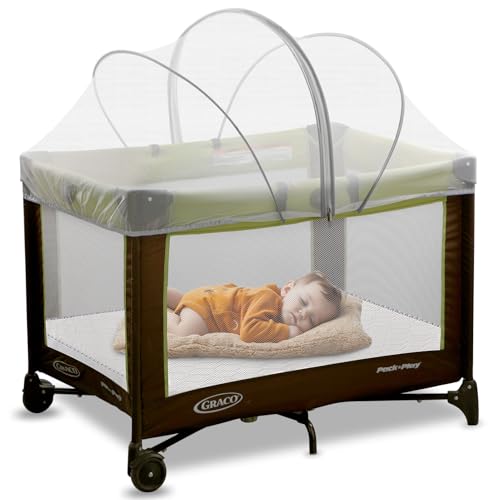 Pack and Play Mosquito Net Cover for Cribs and Playpens