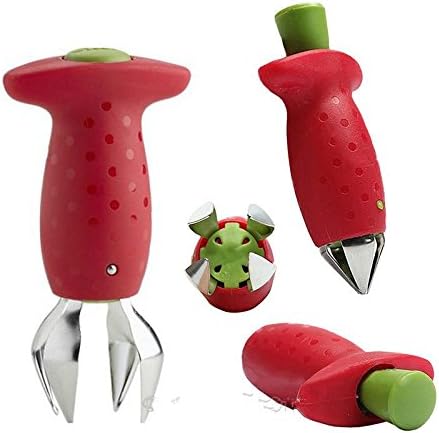 Moonar® Strawberry Berry Stem Leaves Huller Gem Remover Removal Fruit Corer Kitchen Tool