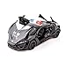 Kit Jouets Voitures Métal Robuste 1:32 pour Lykan Police Voiture Simulation Alliage Tirer des Modèles De Voiture Adulte Carnaval Cadeau Merveilleux Cadeau Vacances (Couleur : Noir)