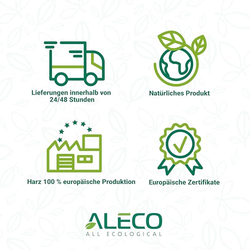 ALECO Reines Kiefernharz, Kolophonium, natürliches Epoxidharz, Granulat, Latex, Basteln, Holzbehandlung, Klebstoff, 500 g