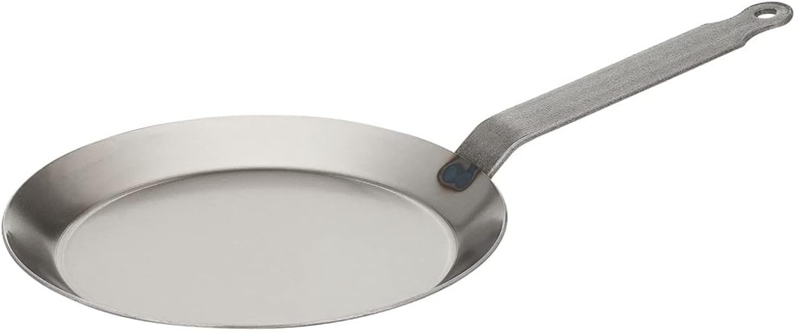 Matfer Bourgeat Black Carbon Steel Crepe Pan, 8 5/8"