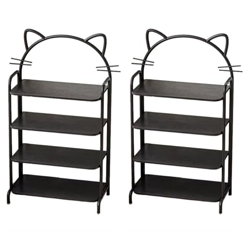Étagère à chaussures en fer robuste pour un rangement vertical chic - 2