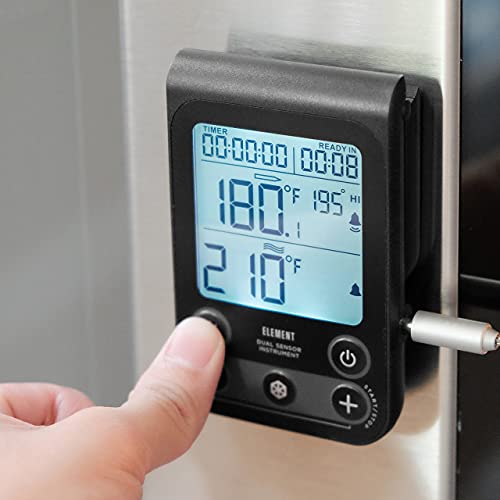 Lavatools Ovt02 Element Digital Oven Thermometer For Oven, Grill, And Smoker Includes Dual-Sensor Stainless Temperature Probe #TOP1