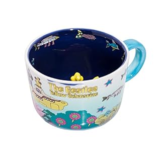 The Beatles Yellow Submarine Hidden 3D Submarine Mug - Les Beatles, Paul McCartney, John Lennon, RIngo Starr, George Harrison