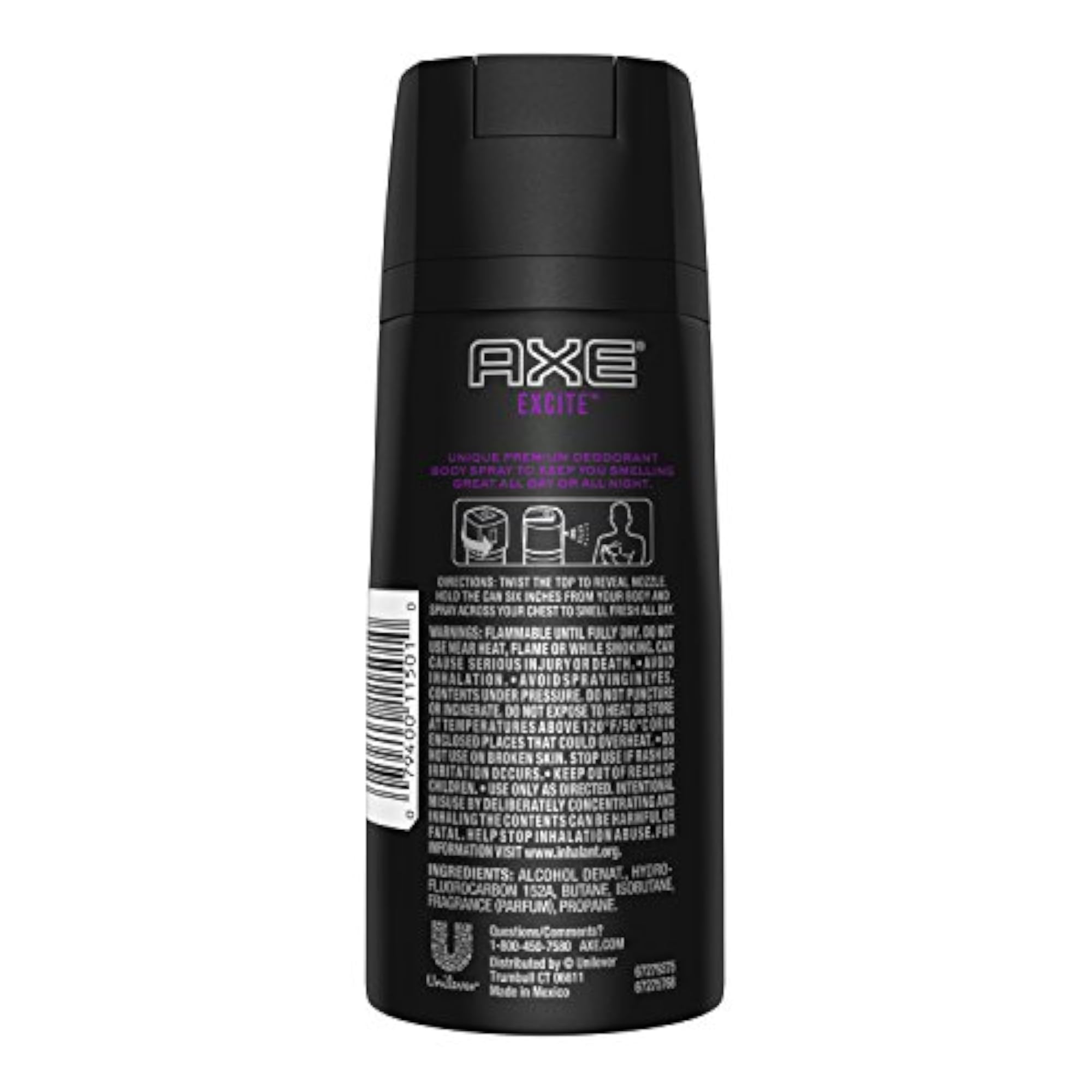 Bodyspray, Excite, 4 Ounce