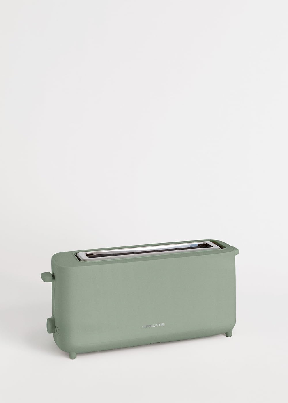 CREATE/TOAST STUDIO XL/Tostador de pan verde sage / 6 Niveles de potencia, bandeja recogemigas, termostato, descongelación, sistema de seguridad, 950W