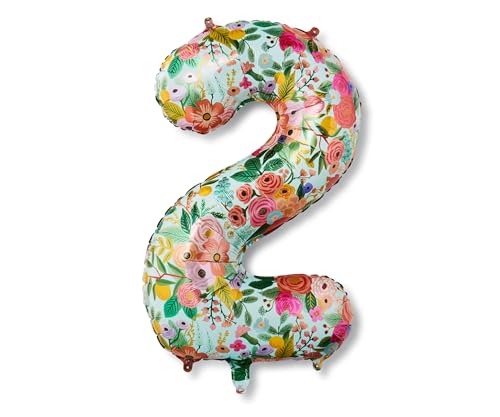 RIFLE PAPER CO. Garden Party Full Color Mylar Numbered Balloon (40