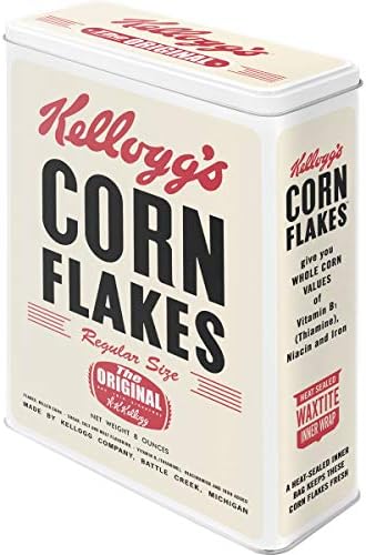 Nostalgic-Art 30303 - Kellogg's Corn Flakes Retro Package, Storage Tin Box XL