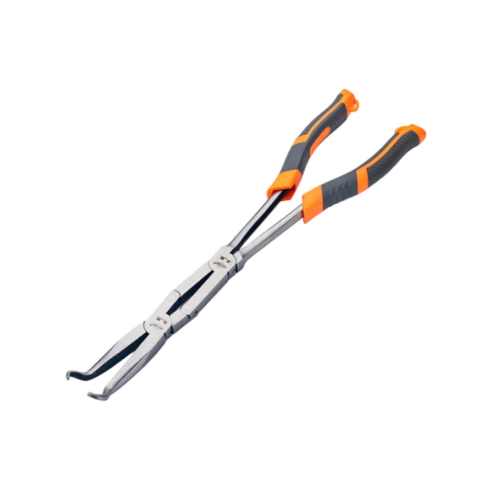 Double Joint Plier Anti Slip Long Handle Plier, for Industrial Construction, 45 Big Circle, Total Length 34cm