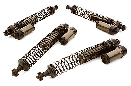 Integy RC Upgrades for HPI, Billet Machined Piggyback Shock Set for HPI 1/10 Scale Crawler King