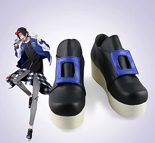 ウィッグ・マイク・靴 フルセット コスプレ ヒプノシスマイク 山田二郎 ヒプマイ ウィッグ・マイク・靴 フルセット コスプレ ヒプノシスマイク 山田二郎