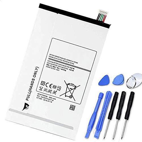 7XINbox EB-BT705FBE EB-BT705FBC EB-BT705FBU Batterie Remplacement pour Galaxy Tab S 8.4 '' SMT-705 T700 SM-T700 SM-T701 SM-T705C SM-T705D SM-T705M SM-T705Y SM-T707 SM-T707A (3,8V 18,62Wh/4900mAh) Cover