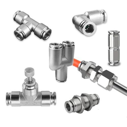 Raccord de tuyau métallique LSA 4mm pour réparer et sécuriser un circuit pneumatique PE