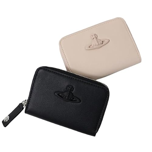 Vivienne Westwood ヴィヴィアンウエストウッド コインケース Zip Coin Case 5601000AW L00DW レディース レザー ラウンドファスナー 小銭入れ 3Dオーブ (Shell Pink) [並行輸入品]