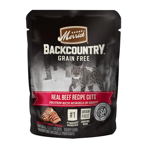 Merrick Backcountry Wet Cat Food – 24 count – Beef