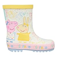 Peppa Pig Flare Girls Wellies White 7 Child UK