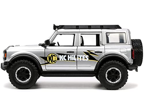 Jada Toys Just Trucks 1:24 Ford Bronco Gris miniatura 3