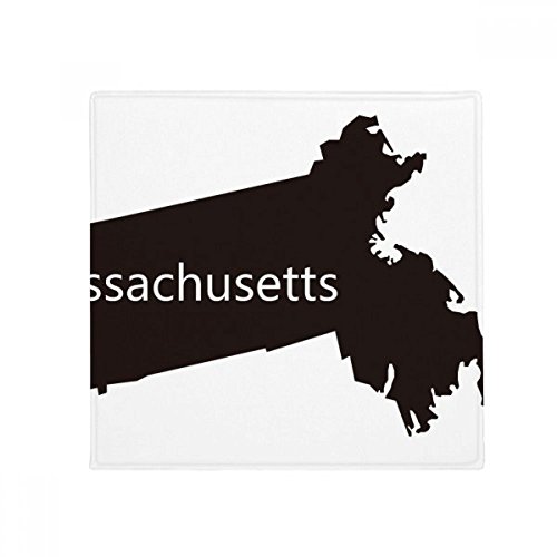 Tapis de sol cadeau original silhouette Massachusetts USA multicolore - 2