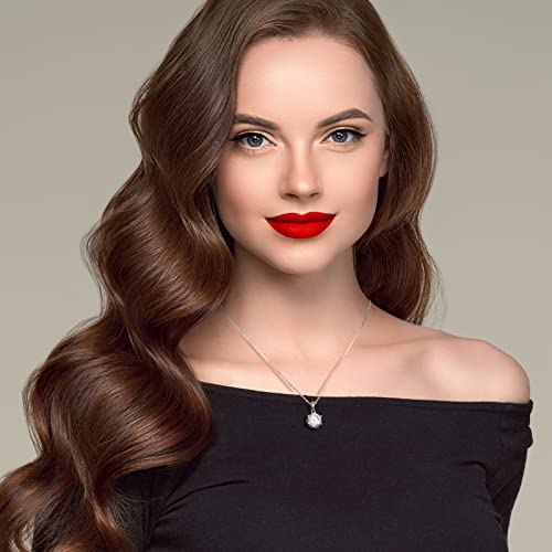 Gifts for Wife Her Mom Daughter Girlfriend Moissanite Necklace for Wife 1CT-4CT Jewelry for Women Birthday Wedding Anniversay Engagements Christmas Valentine Mothers Day Gifts2