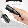 Honoson Red Light Flashlight LED Single Mode Torch 1 Mode Scalable Red Lens Filter Flashlight for Night Astronomy Aviations Observation Beach Safe(2 Pieces)