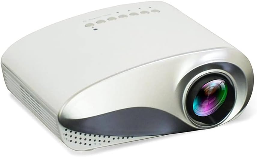 LED Mini Portable Home Media Player 800 Lumens Support 1080P Playback Compatible Projector(D)