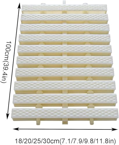 Grille d'évacuation plastique extérieure pour caniveau de piscine - 8