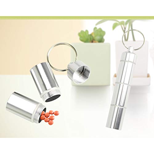 Porta-comprimidos para uso ao ar livre LIOOBO chaveiro suporte para porta-pílulas impermeável para v